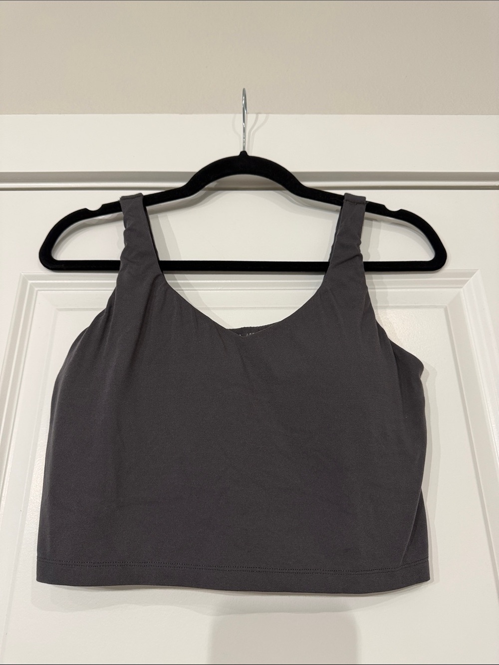 Aerie Offline Top- Charcoal Gray